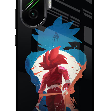 Goku Poco F7 5G Glass Case