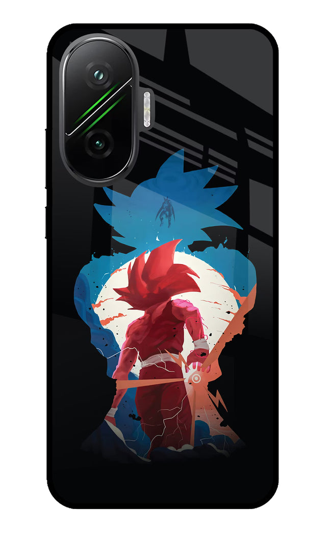 Goku Poco F7 5G Glass Case