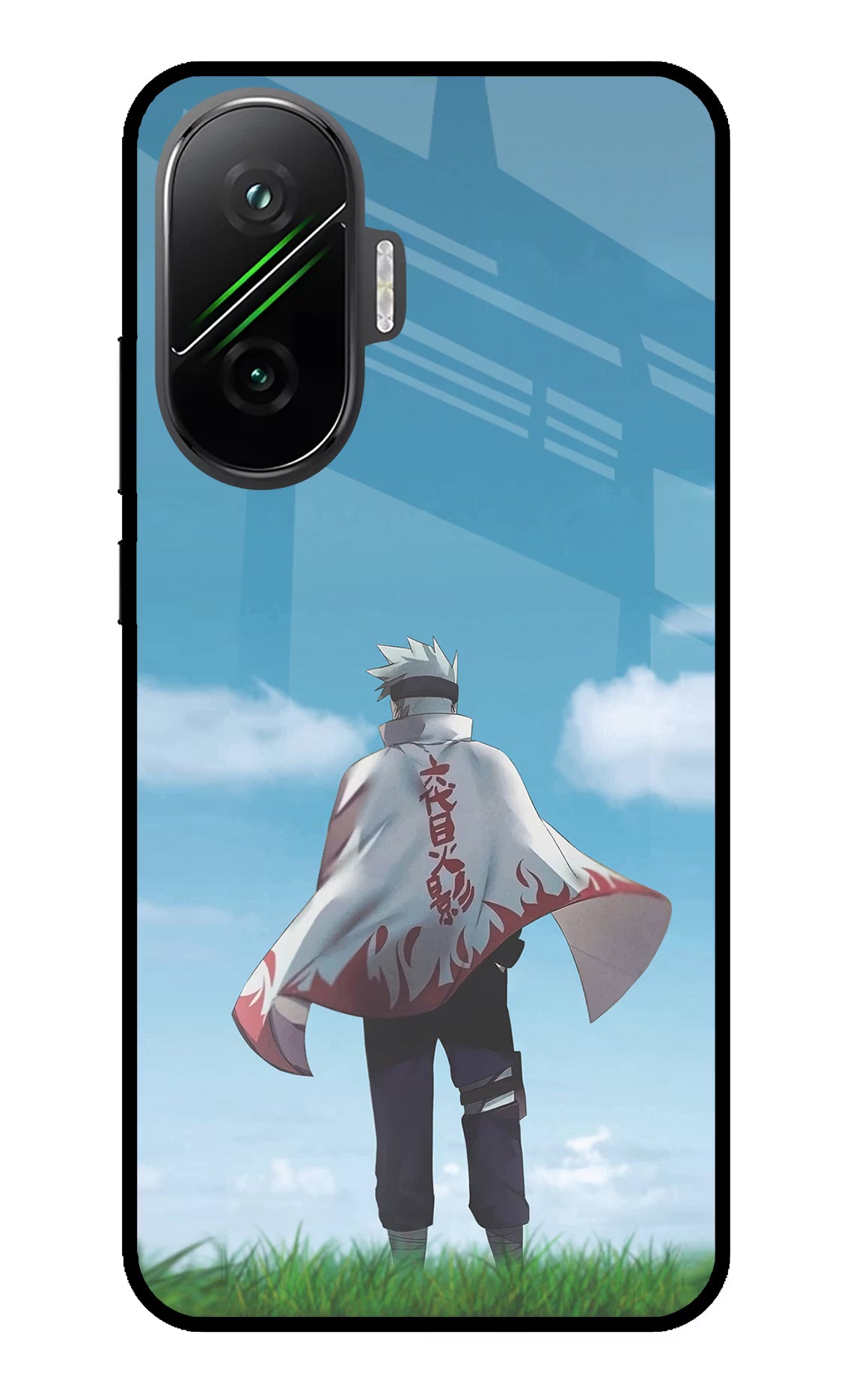 Kakashi Poco F7 5G Glass Case Back Cover by Casekaro