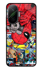 Spider Man Poco F7 5G Glass Case