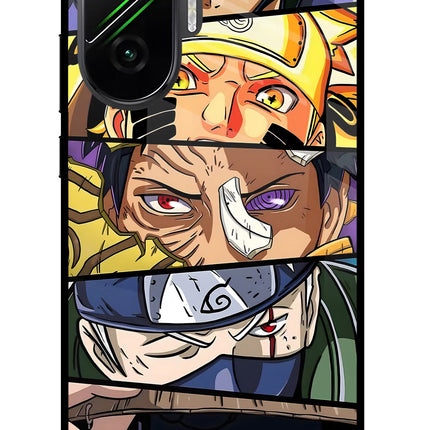 Naruto Character Poco F7 5G Glass Case