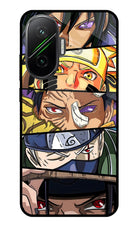 Naruto Character Poco F7 5G Glass Case