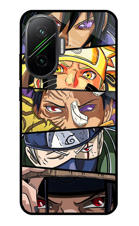Naruto Character Poco F7 5G Glass Case