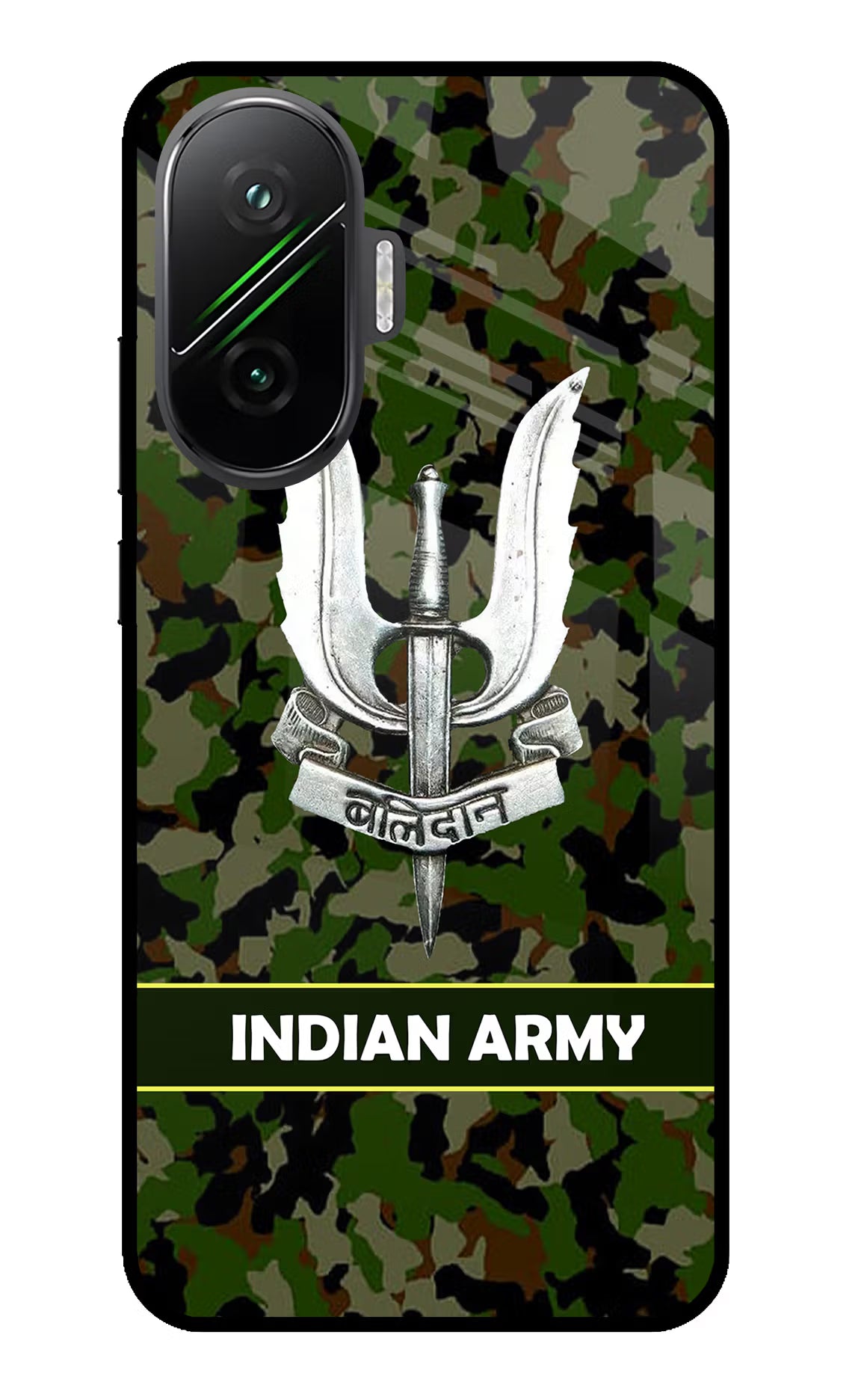 Balidan Indian Logo Poco F7 5G Glass Case Back Cover by Casekaro