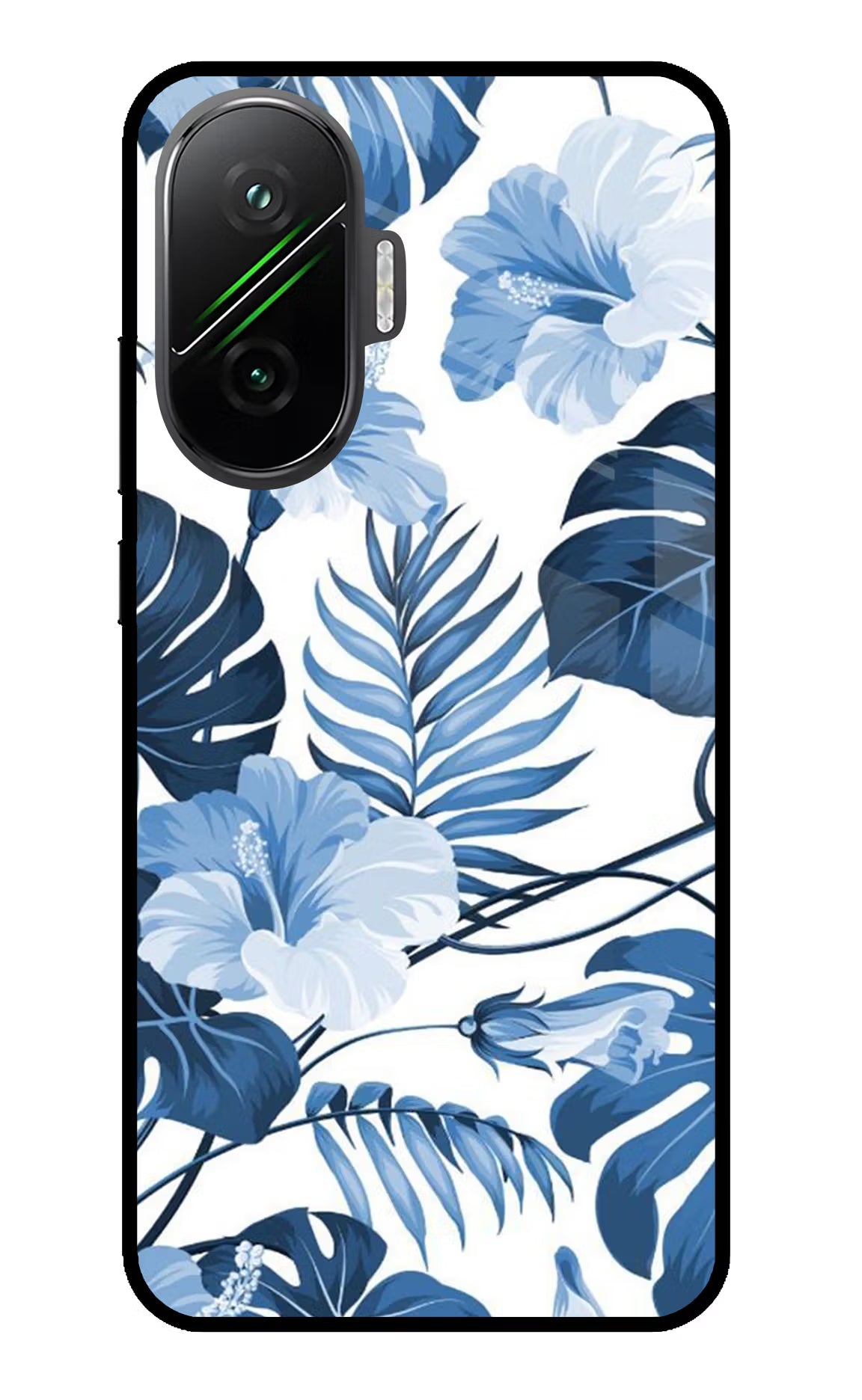 Fabric Art Poco F7 5G Glass Case