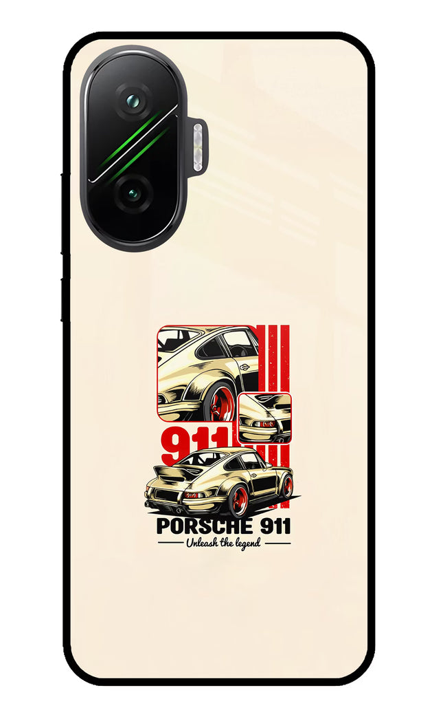 Classic Porsche 911 Poco F7 5G Glass Case