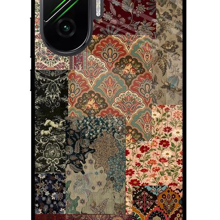 Desi Print Poco F7 5G Glass Case Back Cover by Casekaro