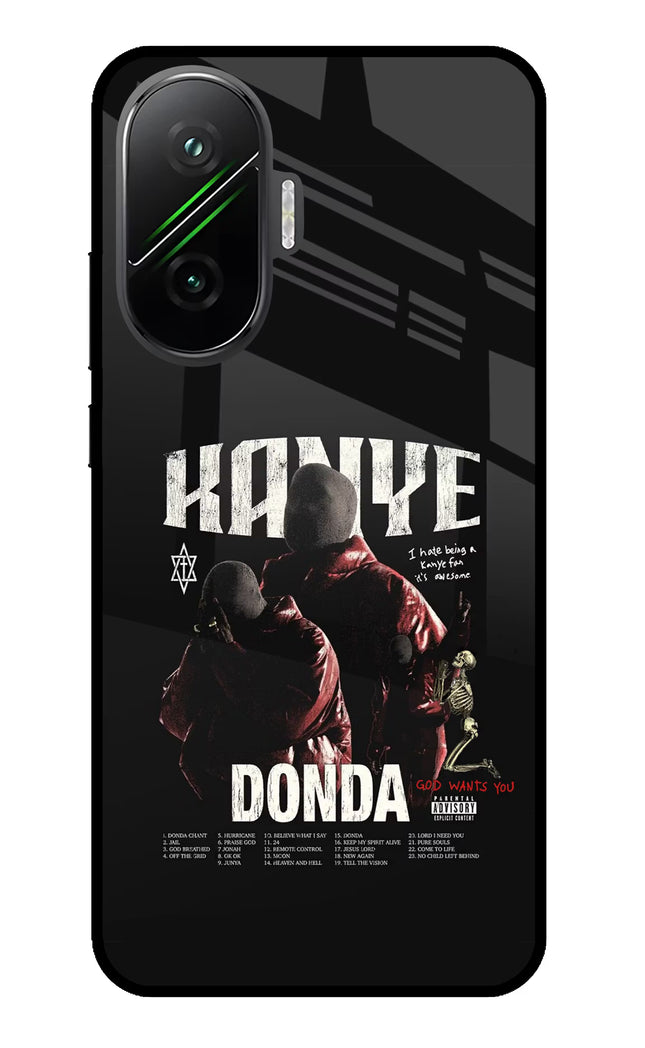 Donda Kanye West Poco F7 5G Glass Case