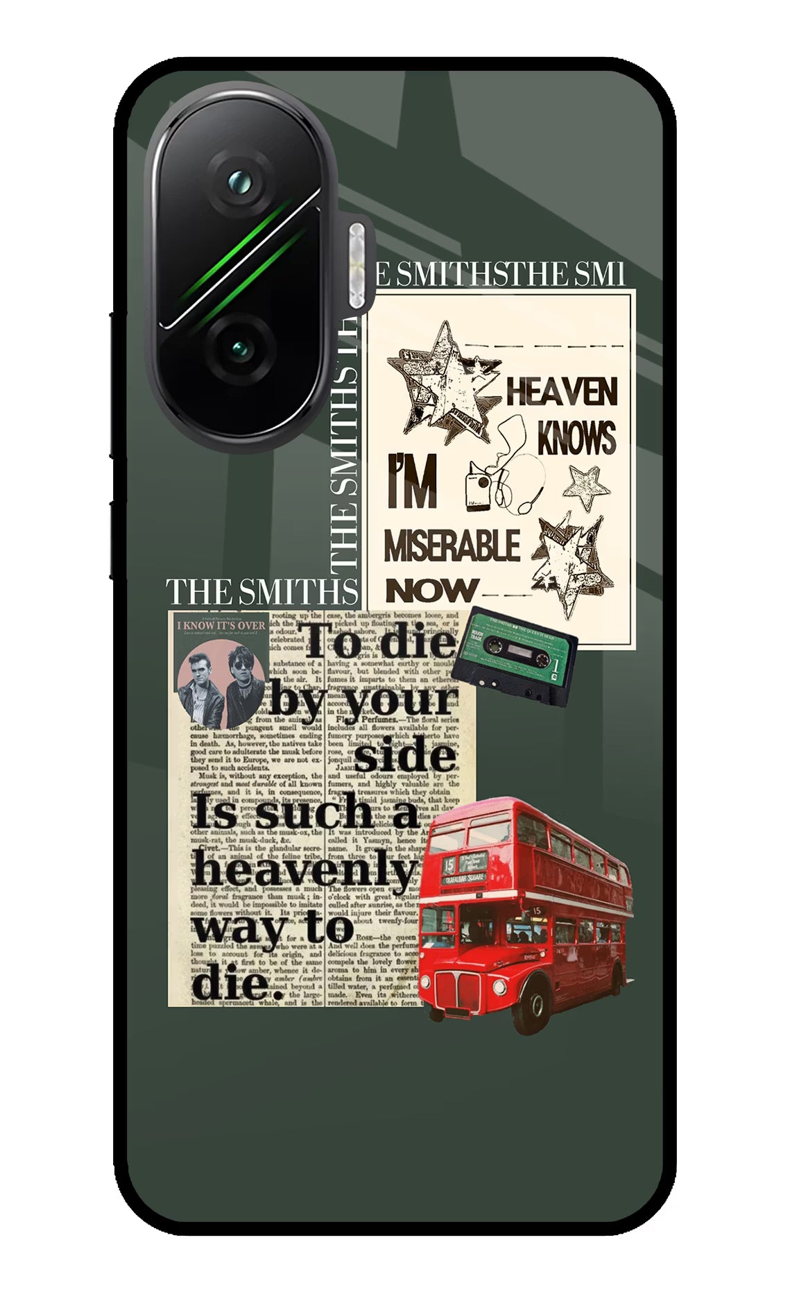 The Smiths Poco F7 5G Glass Case Back Cover by Casekaro