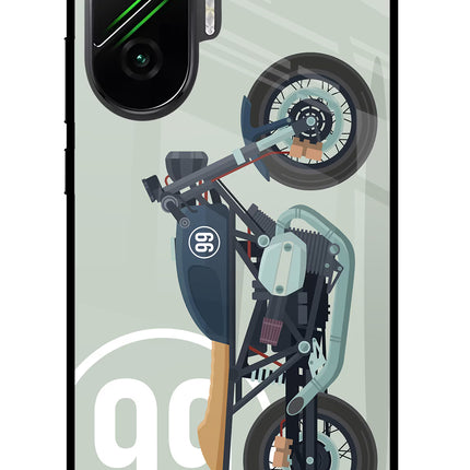 Classic Cafe Racer 99 Poco F7 5G Glass Case