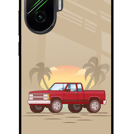 Desert Classic Drive Poco F7 5G Glass Case