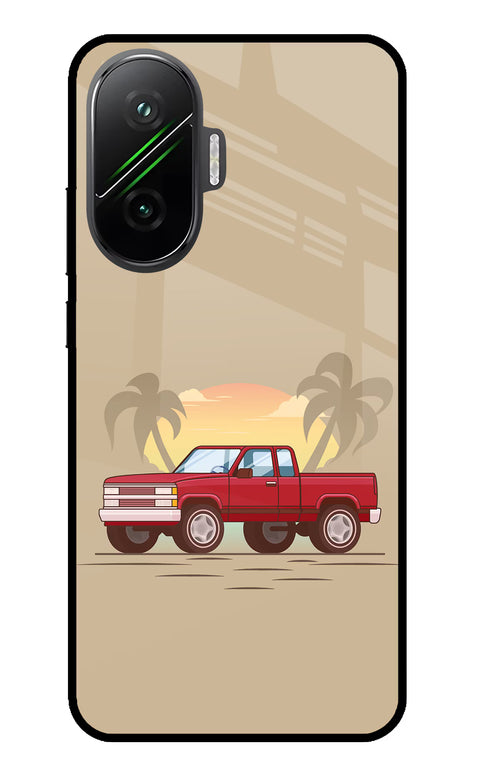Desert Classic Drive Poco F7 5G Glass Case