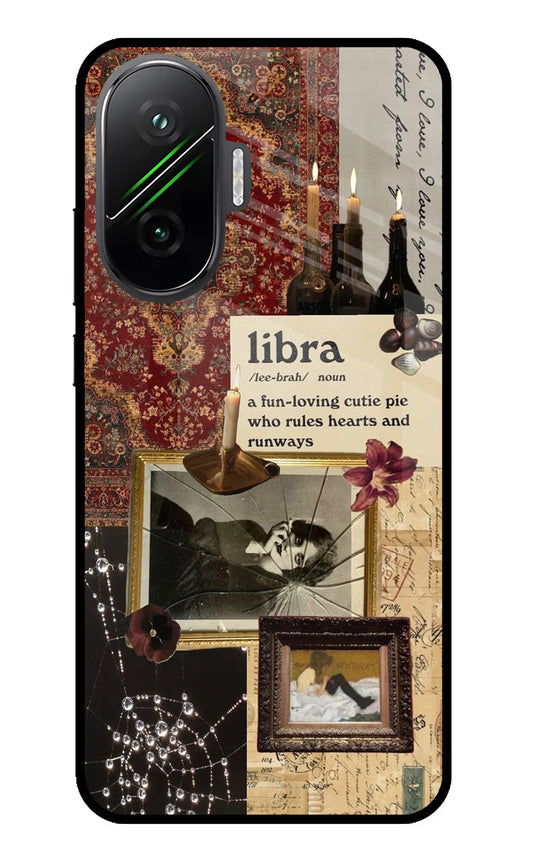 Libra Zodiac Poco F7 5G Glass Case