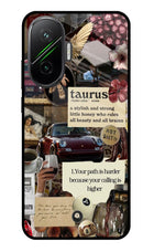 Taurus Zodiac Poco F7 5G Glass Case