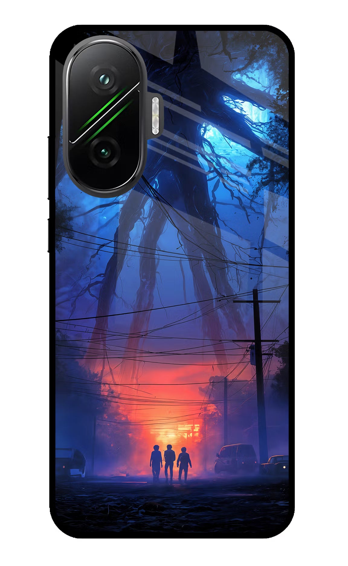 Ordinary Things Shadow Poco F7 5G Glass Case Back Cover by Casekaro