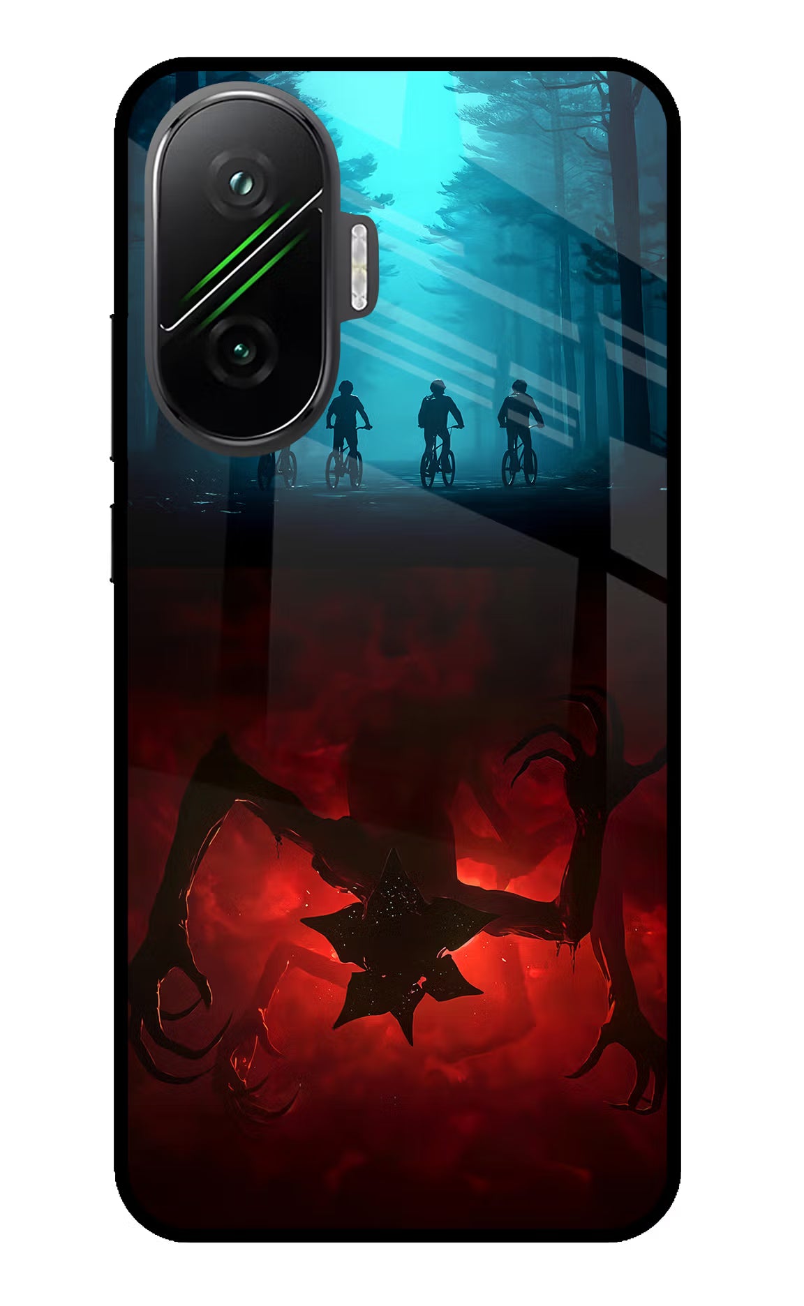 Ordinary Things Downside Up Poco F7 5G Glass Case Back Cover by Casekaro