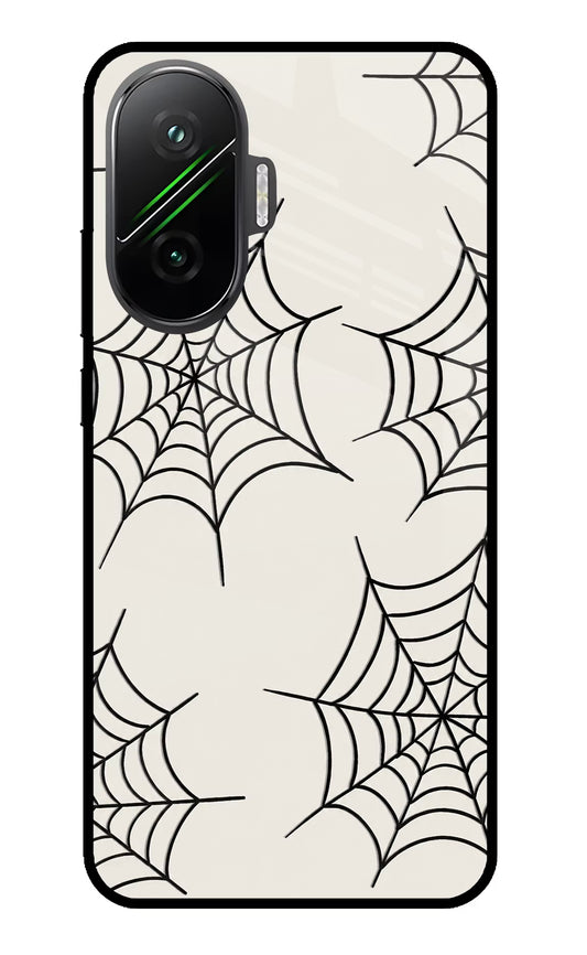 Spider Web Poco F7 5G Glass Case