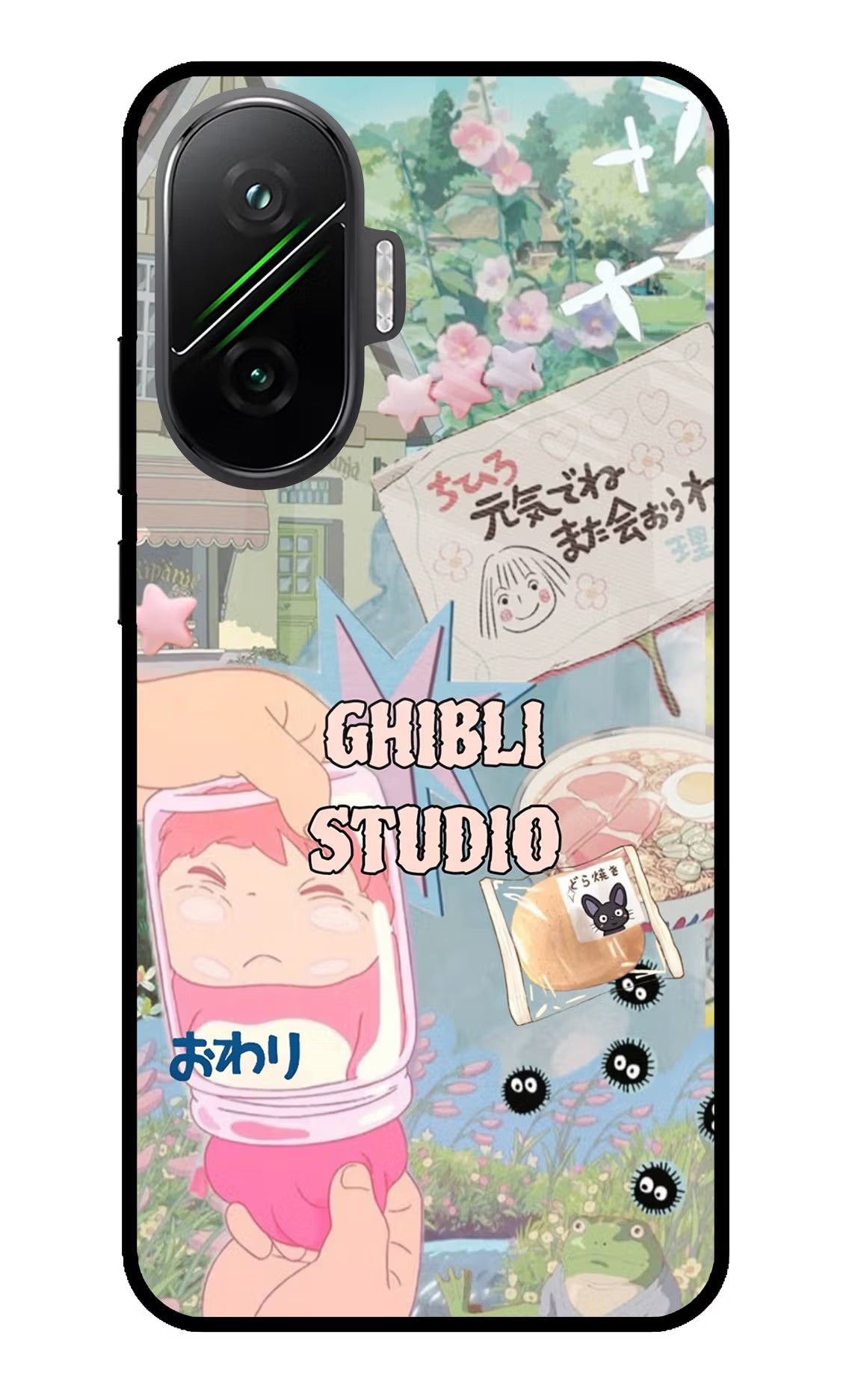 Studio Ghibli Poco F7 5G Glass Case