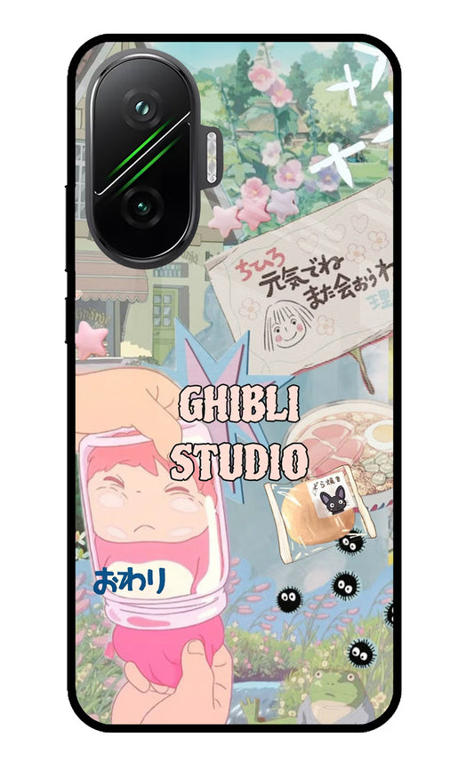 Studio Ghibli Poco F7 5G Glass Case