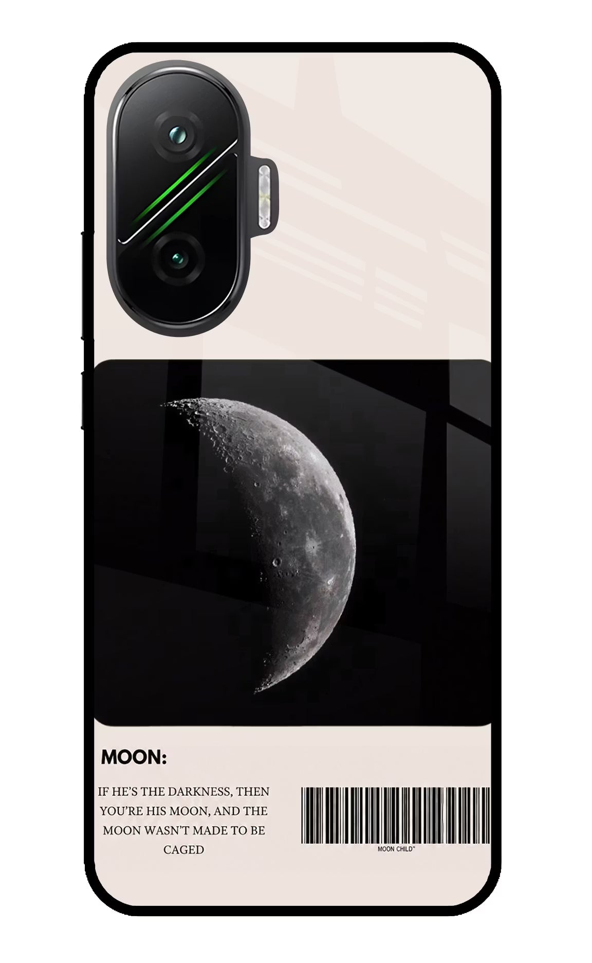 Moon Phase Poco F7 5G Glass Case