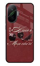Velvet Cherry Poco F7 5G Glass Case