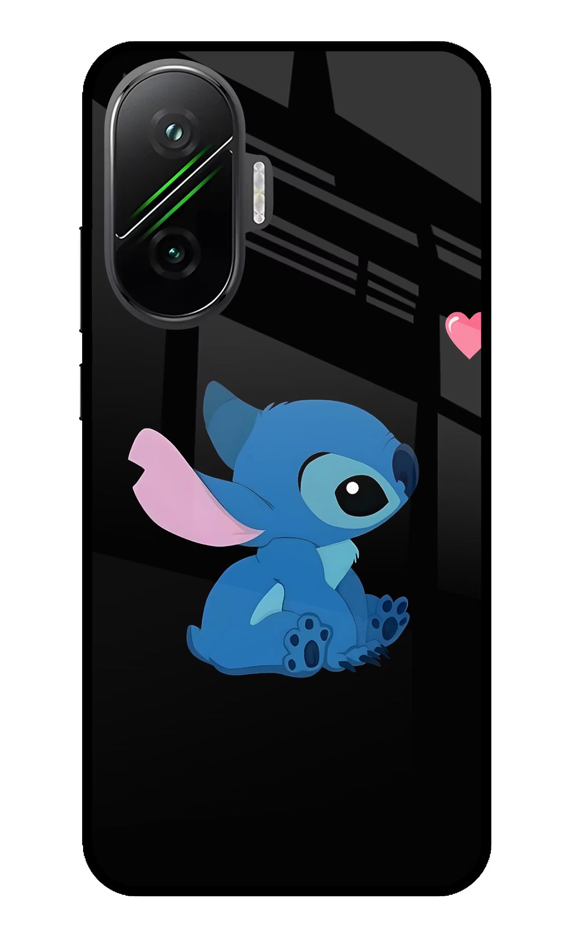 Stitch Crush Poco F7 5G Glass Case