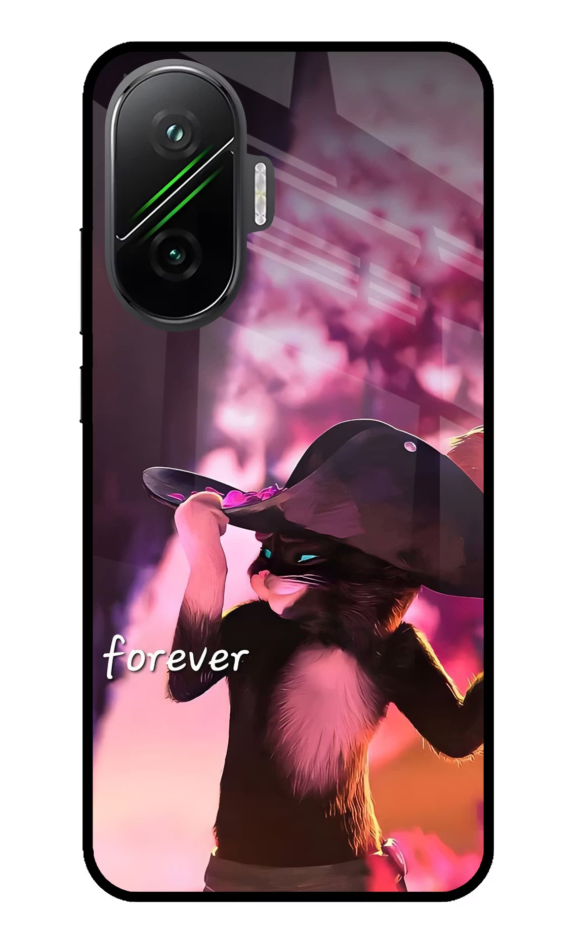 Forever Cat Poco F7 5G Glass Case