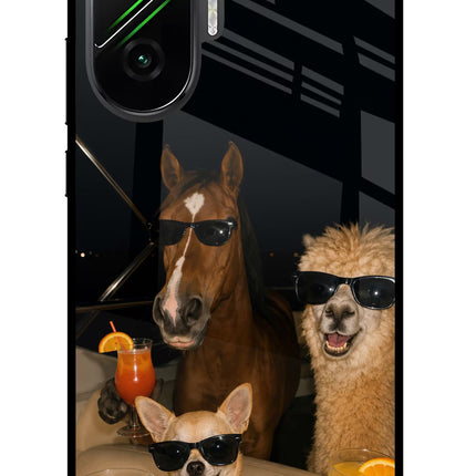 Party Squad Poco F7 5G Glass Case
