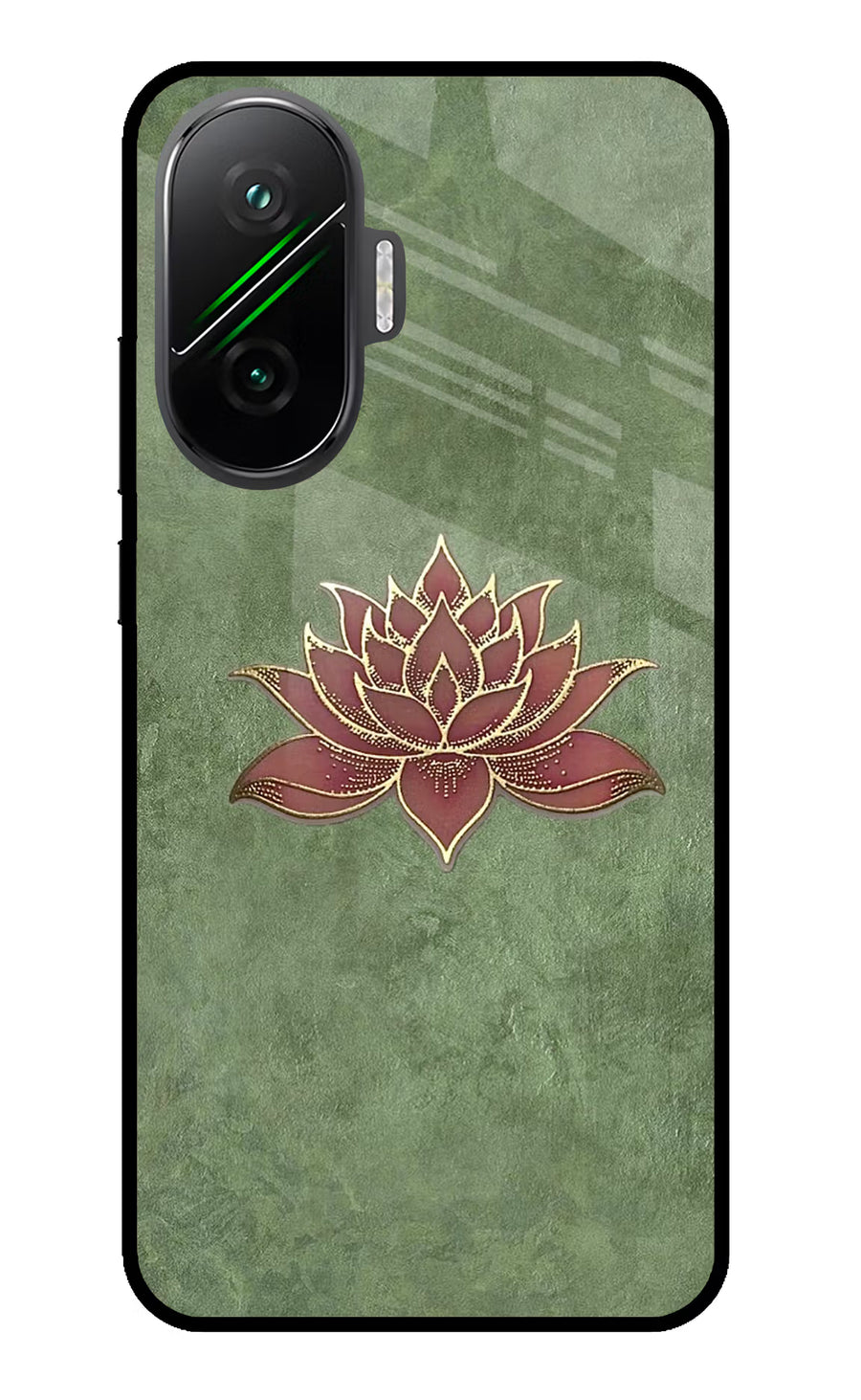 Lotus Grace Poco F7 5G Back Cover, Glass case