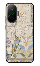 White Lily Poco F7 5G Glass Case