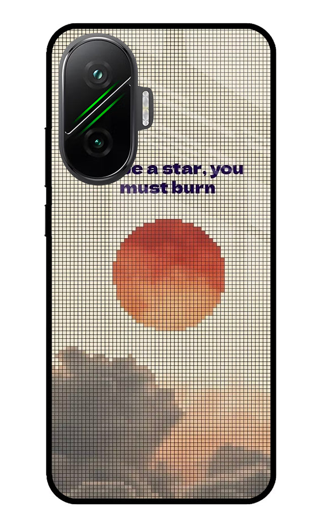 Pixel Sun Poco F7 5G Glass Case