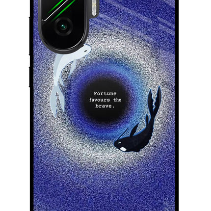 Dark Koi Poco F7 5G Glass Case