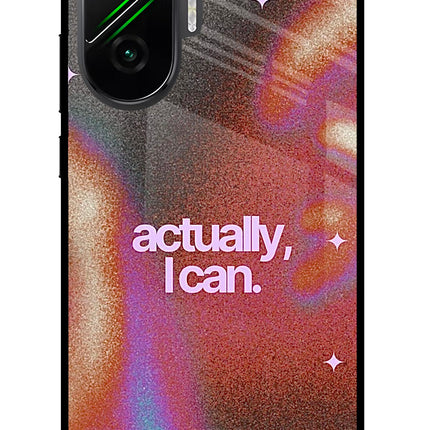 Pink Aura Poco F7 5G Glass Case