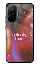 Pink Aura Poco F7 5G Glass Case