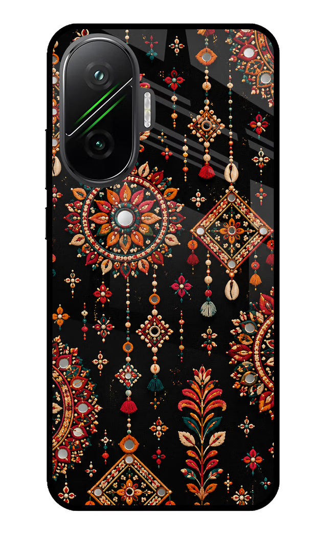 Boho Noir Poco F7 5G Glass Case