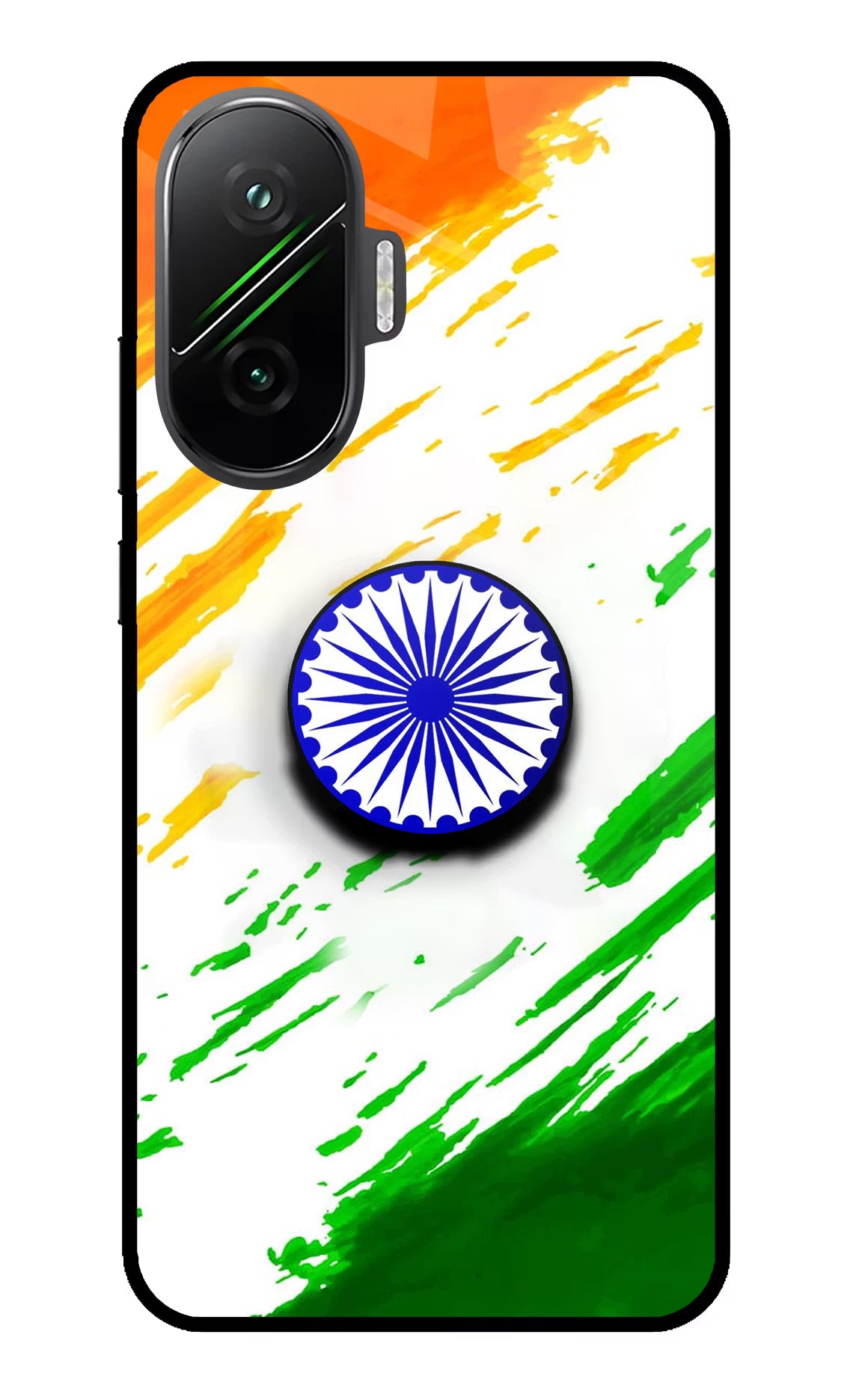 Indian Flag Ashoka Chakra Poco F7 5G Pop Case by Casekaro
