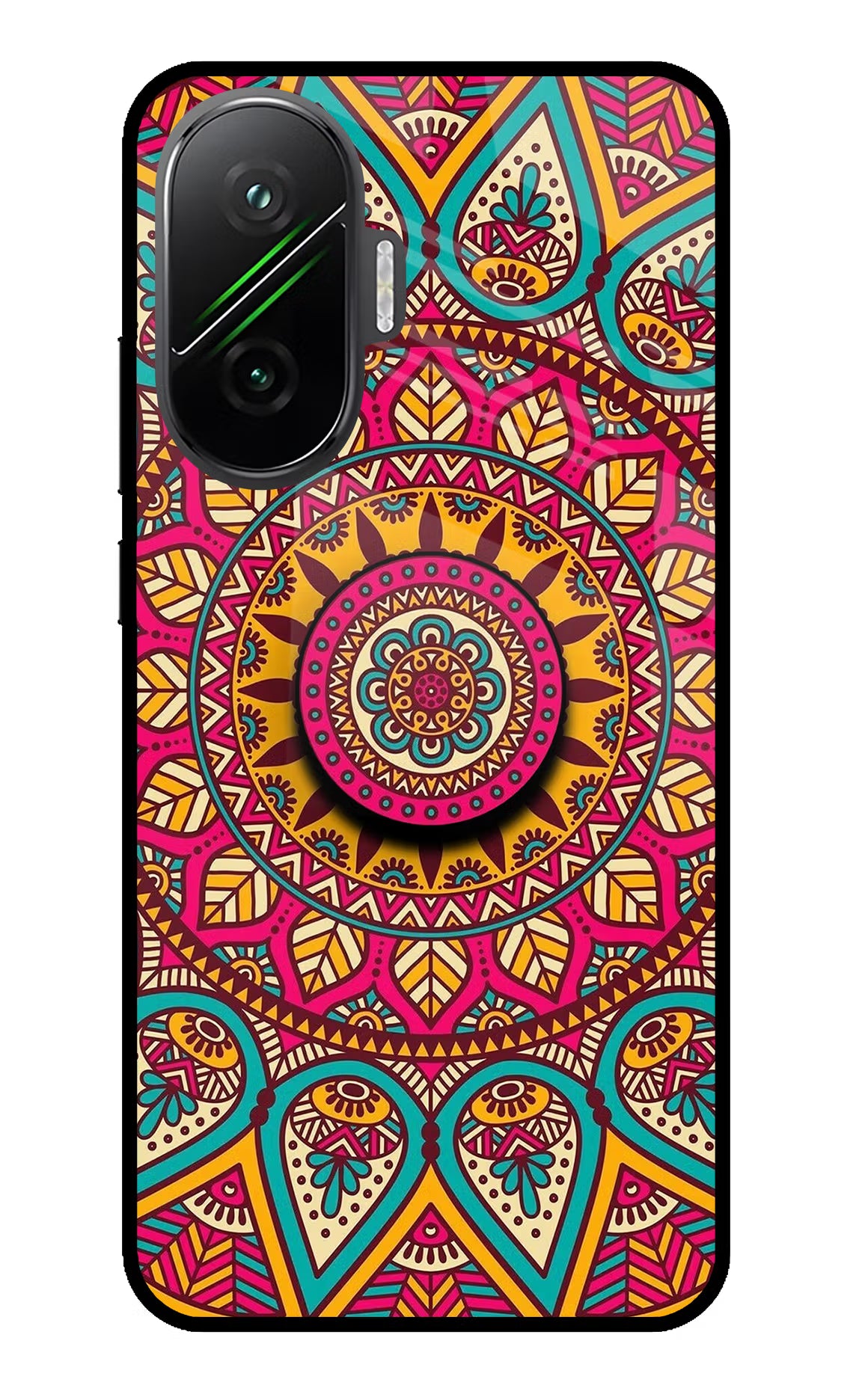 Mandala Poco F7 5G Pop Case by Casekaro