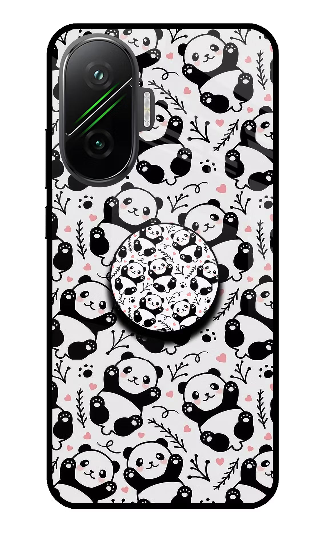 Cute Panda Poco F7 5G Pop Case by Casekaro