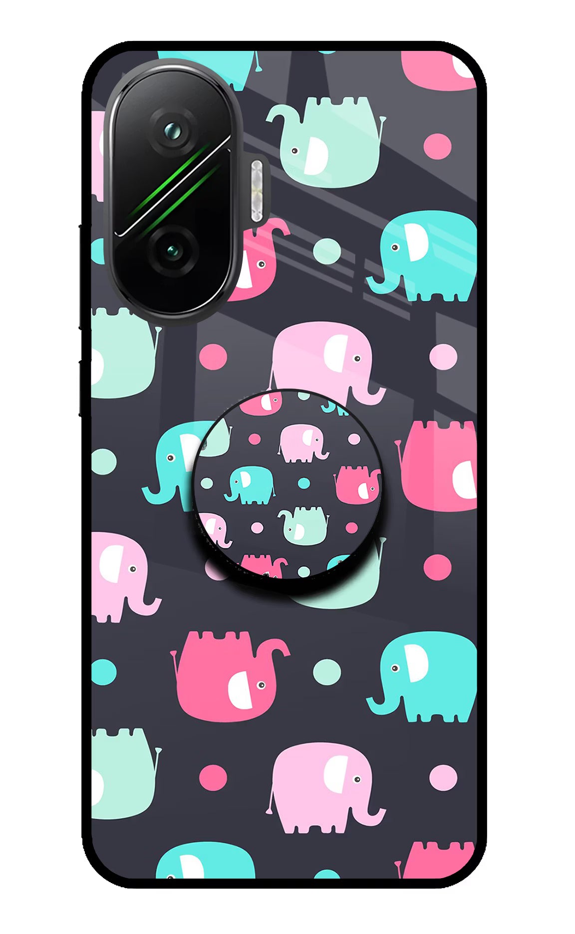 Baby Elephants Poco F7 5G Pop Case by Casekaro
