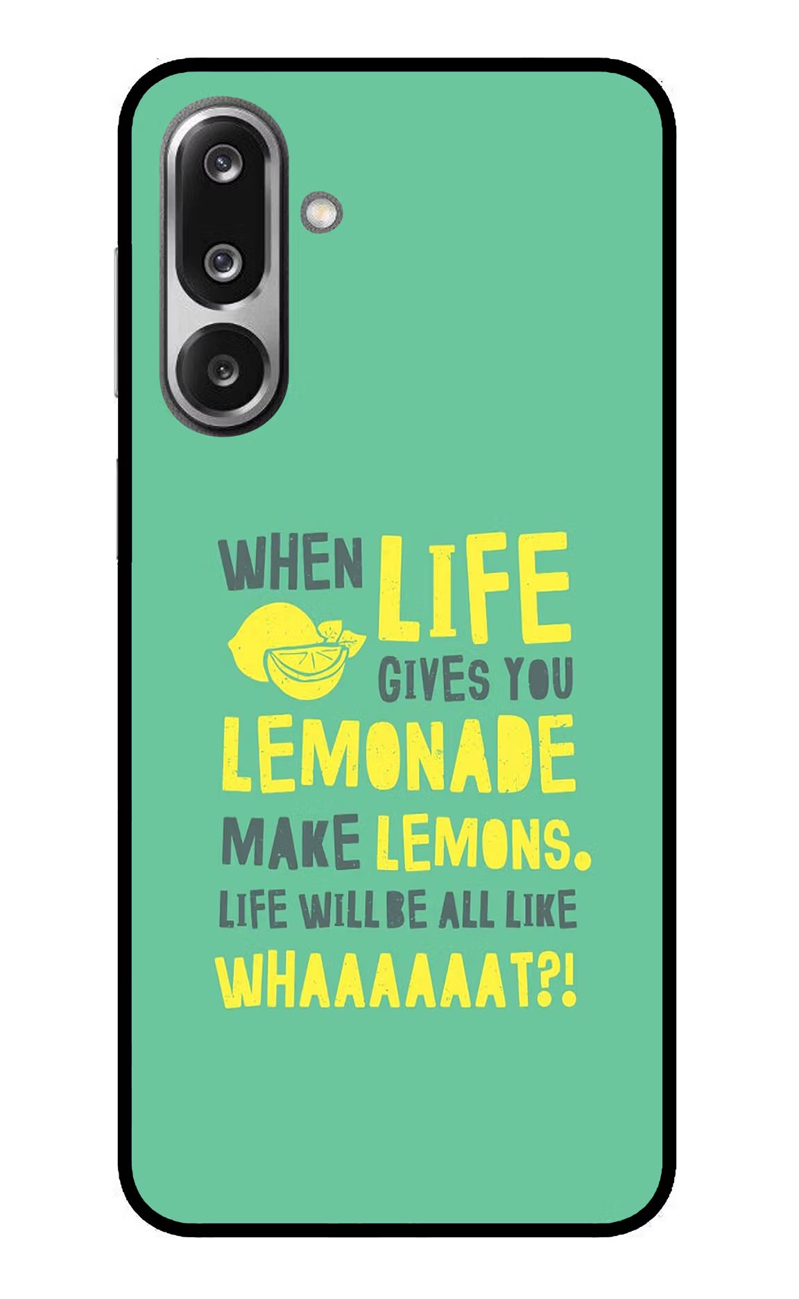 Quote Samsung F36 5G Glass Case Back Cover by Casekaro