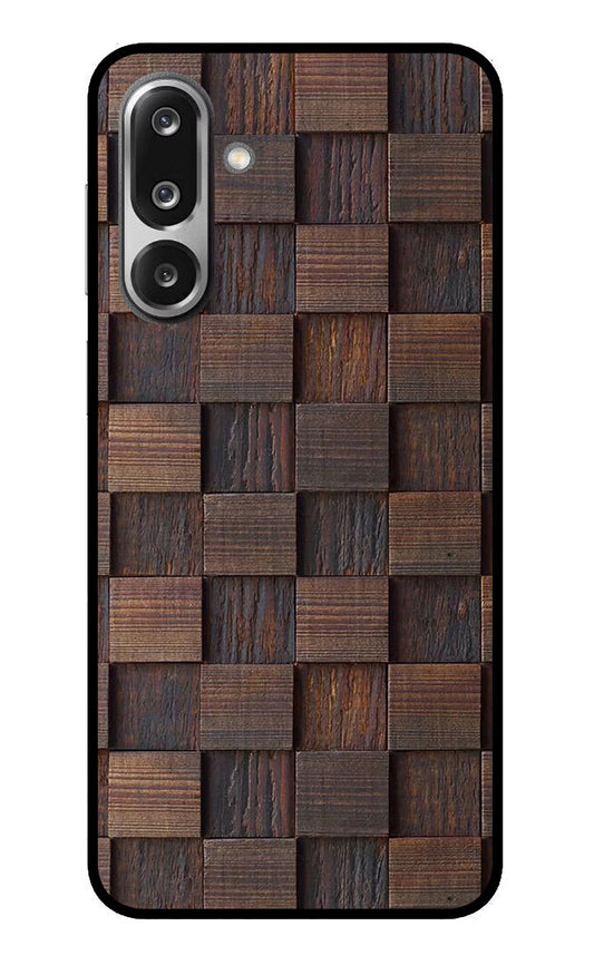 Wooden Cube Design Samsung F36 5G Glass Case