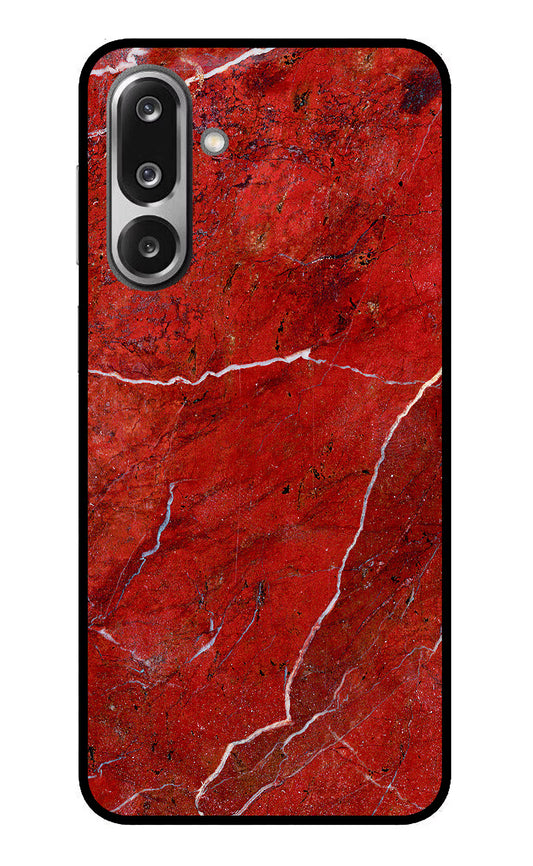 Red Marble Design Samsung F36 5G Glass Case