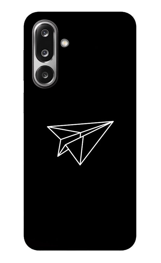 Paper Plane White Samsung F36 5G Glass Case
