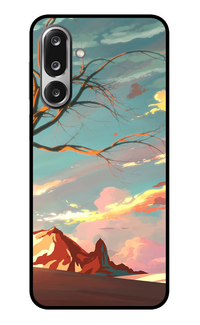 Scenery Samsung F36 5G Glass Case Back Cover by Casekaro