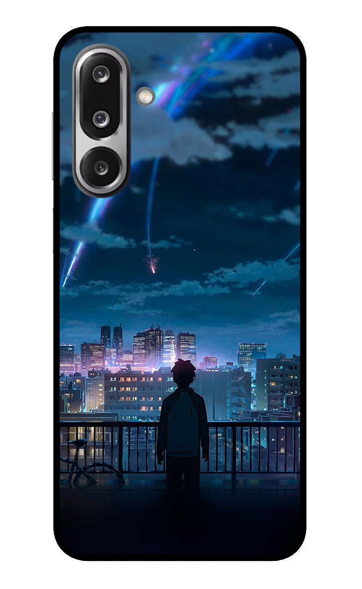 Anime Samsung F36 5G Glass Case Back Cover by Casekaro