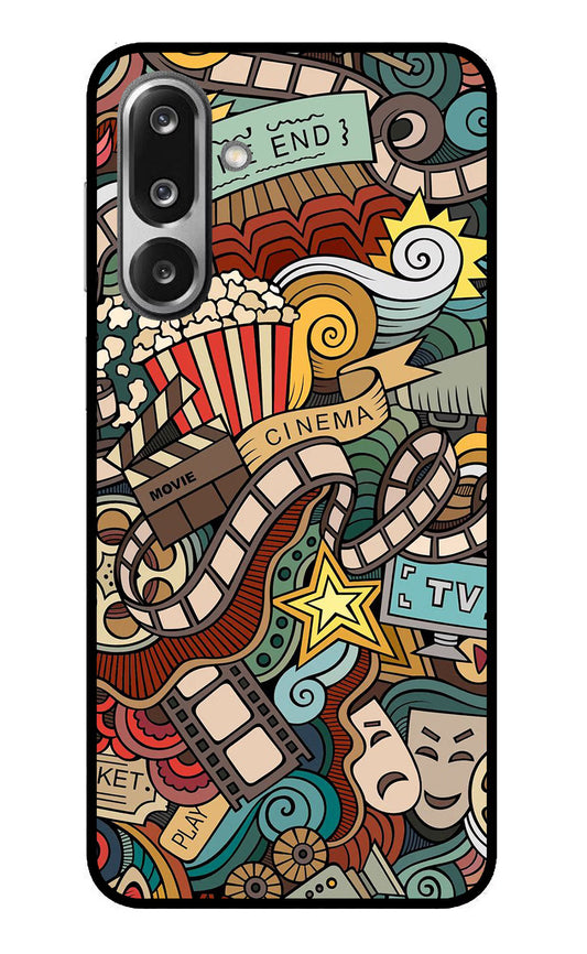Cinema Abstract Samsung F36 5G Glass Case