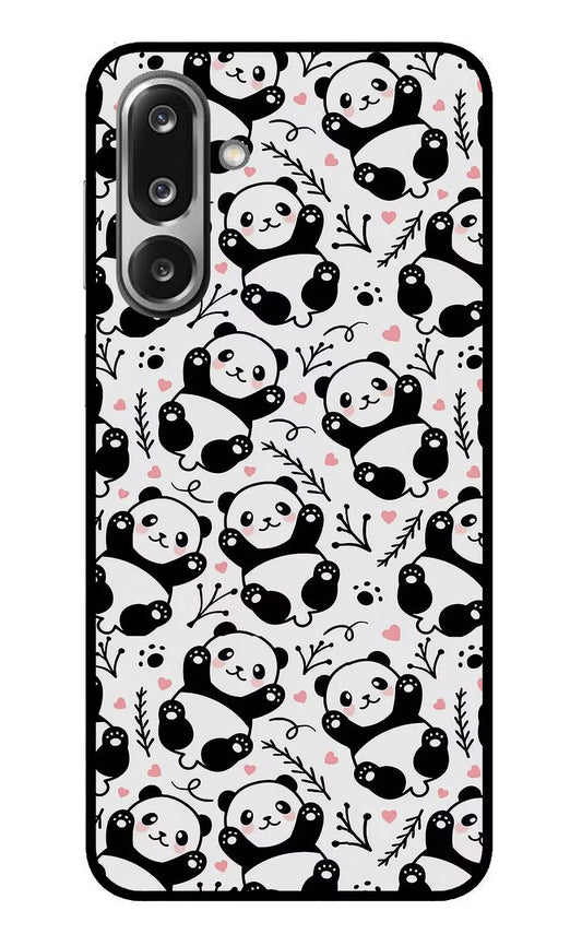 Cute Panda Samsung F36 5G Glass Case