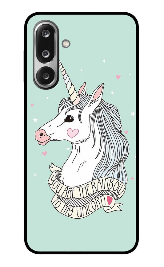 Unicorn Wallpaper Samsung F36 5G Glass Case