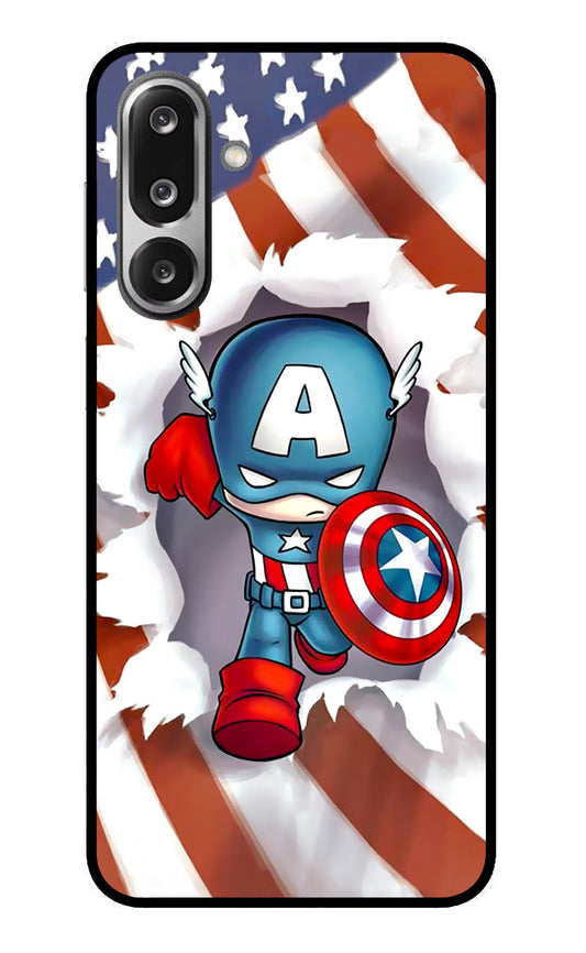 Captain America Samsung F36 5G Glass Case