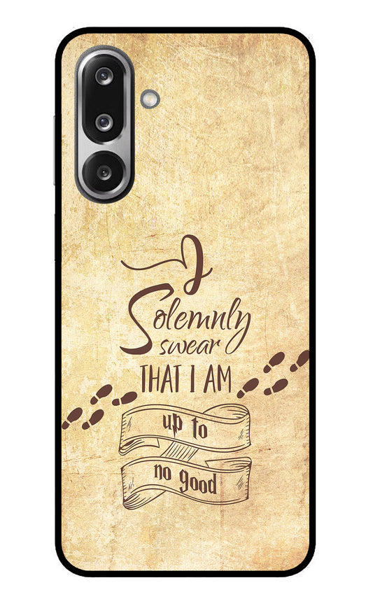 I Solemnly swear that i up to no good Samsung F36 5G Glass Case